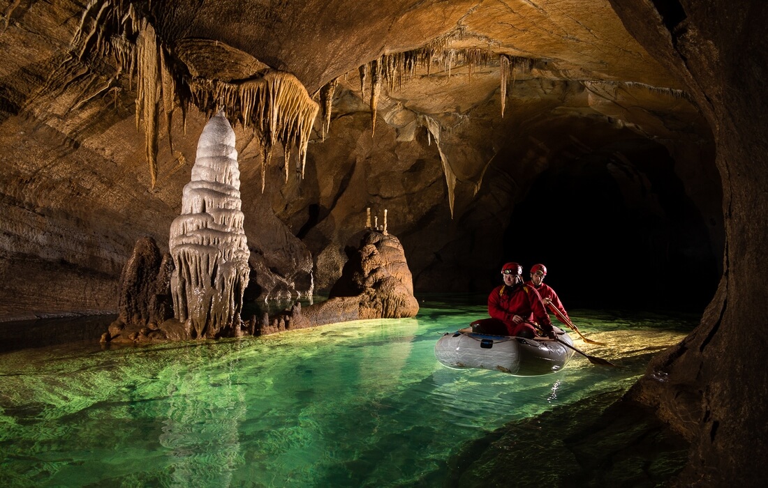 Boat Tour Through Krizna Cave